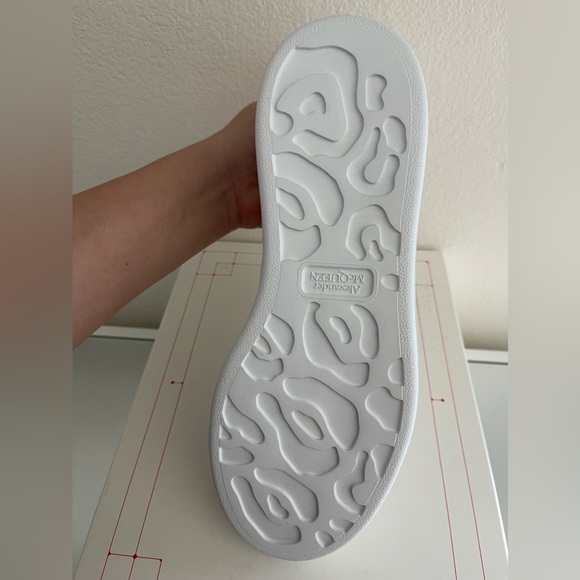 Women’s Metallic Oversized Alexander McQueen Sneakers - Picture 3 of 4